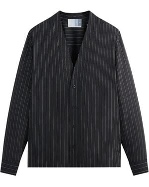 Kith Camicia Sullivan Gi A Righe - Nero