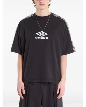 Umbro Tape Round Neck T-Shirt - Black