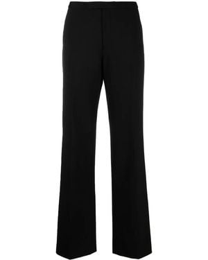 Aspesi Off-Centre Flared Pants - Black