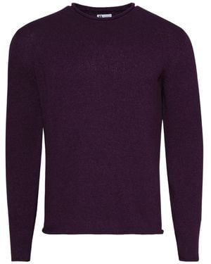 Doppiaa Pullover mit Rundhalsausschnitt - Blau