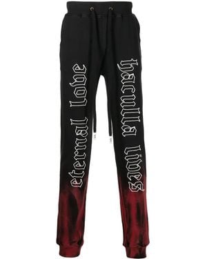 Haculla Logo-Print Track Trousers - Black
