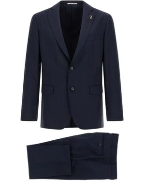 Pal Zileri Einreihiger Vicenza Anzug - Blau