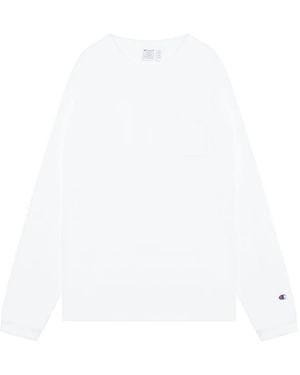 Champion Logo-Appliqué T-Shirt - White