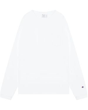 Champion Logo-Appliqué T-Shirt - White