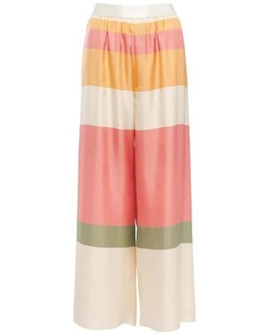 Eres Pantalones Lollipop A Rayas - Rosa