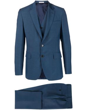 Fursac Single-Breasted Suit - Blue