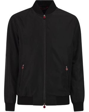 Kiton ジップ スウェットシャツ - ブラック