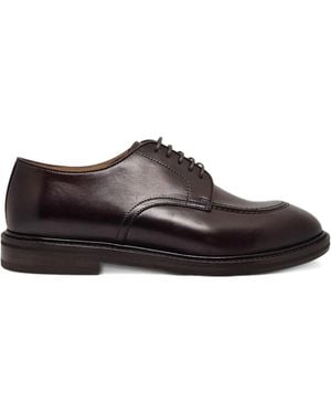 Henderson Stitched Derby Shoes - ブラウン