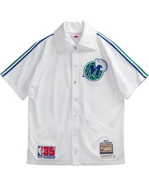 Mitchell & Ness Chemise 1980/81 Hardwood Classics Dallas Mavericks 35Th Anniversary - Blanc