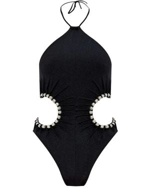 Cult Gaia Cut-Out Swimsuit - Blue