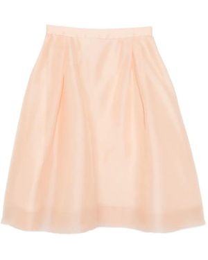 Shiatzy Chen Embroidered Puffy Skirt - Natural