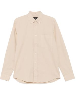 Marc O' Polo Button-Down Chest-Pocket Shirt - Natural