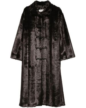 Rohe Abrigo con botones - Negro