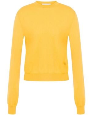 Moschino ロゴプレート プルオーバー - イエロー