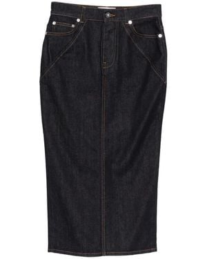 Givenchy Seam Midi Skirt - Black