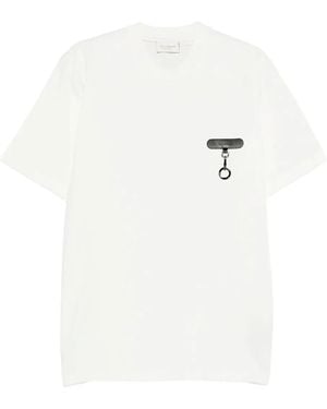 Yes London T-Shirt mit Anhänger - Weiß