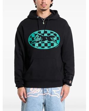 ICECREAM Cotton Hoodie - Black