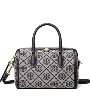 Tory Burch T-Monogram Petite Barrel Bag - Metallic