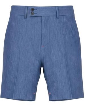 Isaia Tailored Shorts - Blue