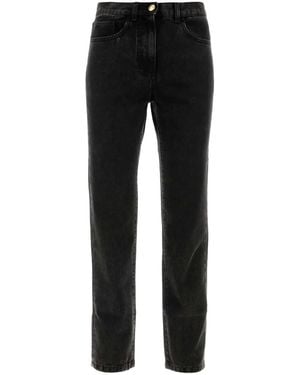 Palm Angels Logo-Patch Jeans - Black