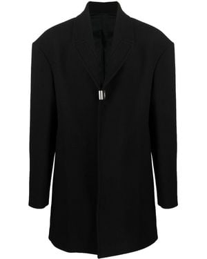 1017 ALYX 9SM Single-Breasted Coat - Black