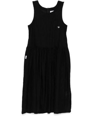 Chocoolate Sleeveless Dress - Black