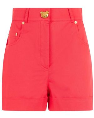Moschino Five-Pocket Shorts - Red