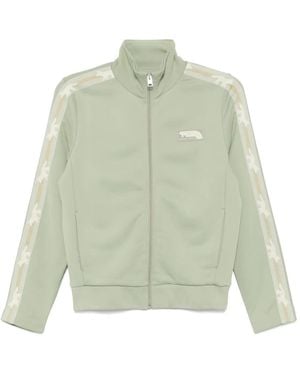 Maison Kitsuné Stripe-Detail Jacket - Green