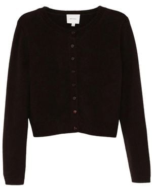 Reformation Clara Cardigan - Schwarz
