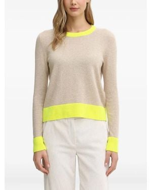 From Future Crew Neck Jumper - Yellow