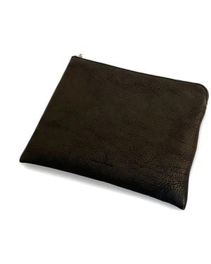 Rick Owens Leather Zip-Top Shoulder Bag - Black