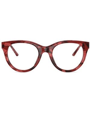 Dolce & Gabbana Geometric Frame Glasses - Red