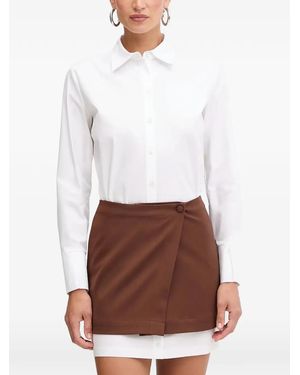 Patrizia Pepe Layered Mini Dress - White