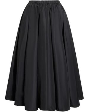 Patou Falda larga con vuelo - Negro