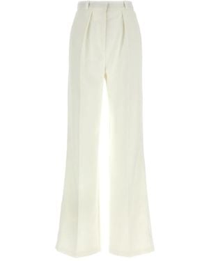Elisabetta Franchi Pantaloni Plissé - Bianco