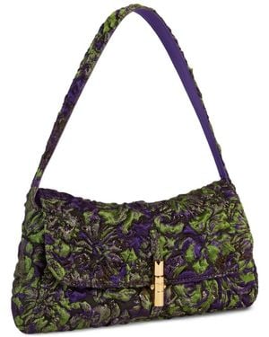 Balmain Metropolis Jacquard Bag - Black