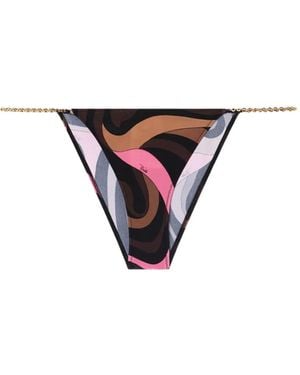 PUCCI Bragas De Bikini Con Motivo Marmo - Blanco