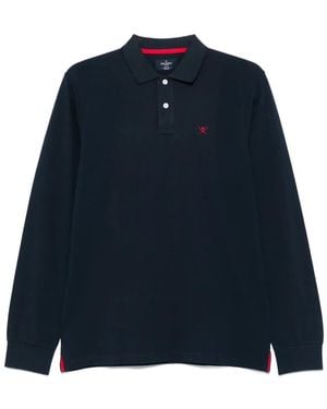 Hackett Cotton Polo Shirt - Blue