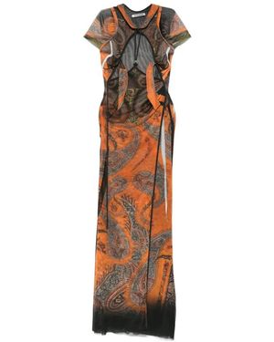 OTTOLINGER Paisley-Pattern Maxi Dress - White