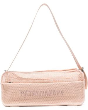 Patrizia Pepe Mesh Crossbody Bag - Pink