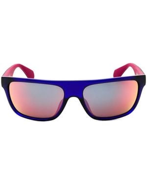 adidas Rectangle-Frame Sunglasses - Purple