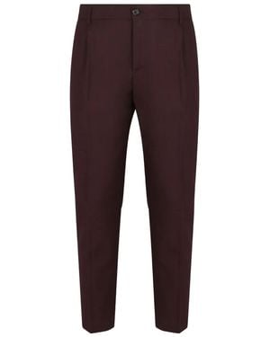 Department 5 Pleated Pants - Red