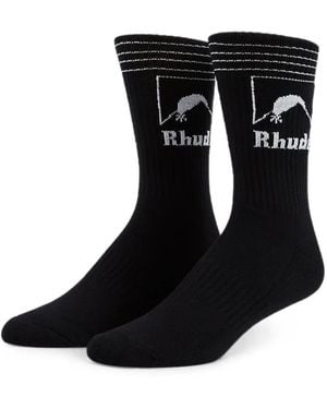 Rhude Moonlight Outline Socks - Black