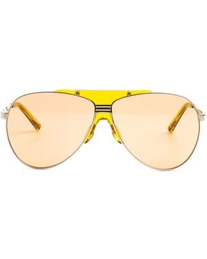 Linda Farrow Attico Sunglasses - Yellow
