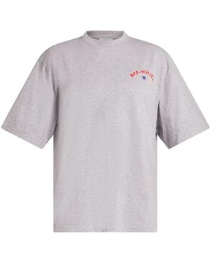 Off-White c/o Virgil Abloh ロゴ Tシャツ - グレー