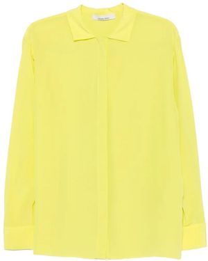 Liviana Conti Buttoned Long-Sleeve Shirt - Yellow