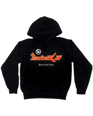 Sicko Bornfrompain Og Pain Hoodie - Blue