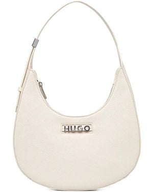 HUGO Hobo Shoulder Bag - White