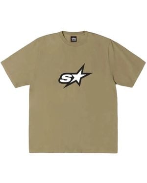 Stussy Star Graphic T-Shirt - Green
