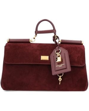 Dolce & Gabbana Medium My Sicily Handbag - Purple
